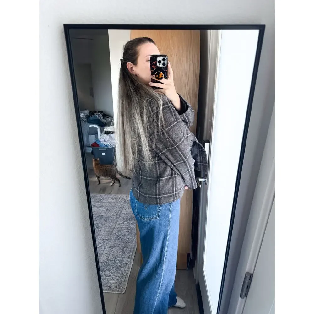 Vintage‎ Gray Plaid Jacket